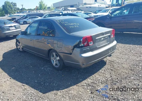 2004 Honda Civic Ex z USA, uszkodzony, nr VIN 2HGES25724H612429